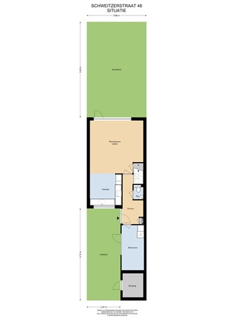 Floorplan - Schweitzerstraat 48, 1433 AG Kudelstaart